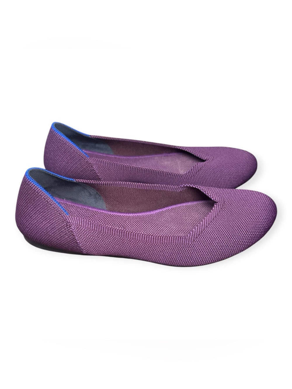 Rothy’s Women's Purple Knit Slip-On Flats size 10